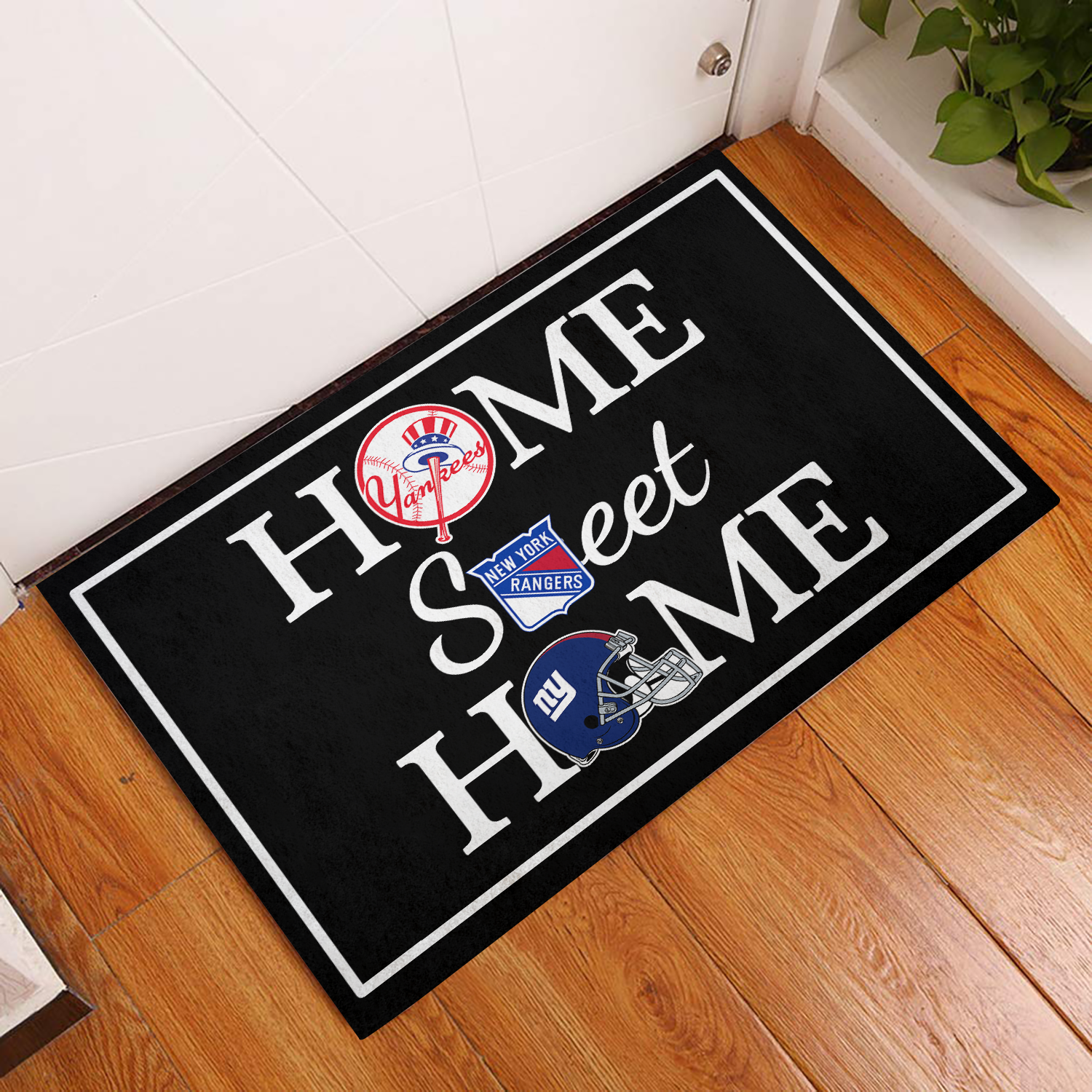 (New Design) Home Sweet Home - New York YK, New York G, New York RG - Anti Slip Indoor Doormat