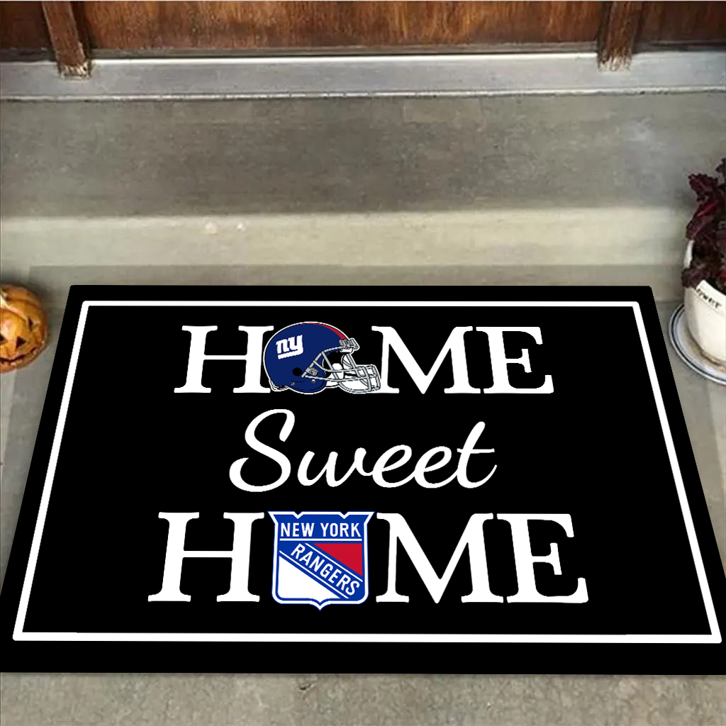 (New Design) Home Sweet Home - New York G, RG - Anti Slip Indoor Doormat