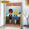 Personalized Flight Attendant Friends Poster &amp; Canvas