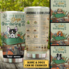 Personalized Life Is Better With Dog And Gardening Knowledge Tumbler