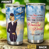 Personalized And I Think To Myself What A Wonderful World  Flight Attendant Tumbler