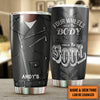 Personalized Four Wheels Move The Body Two Wheels Move The Soul Biker Tumbler