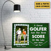 Personalized A Great Golfer And The Best Score Of His Life Live Here Canvas