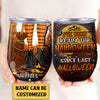 Personalized I&#39;ve Been Ready For Halloween Since Last Halloween Wine Tumbler