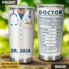 Personalized Doctor Nutritional Facts Tumbler
