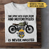 Personalized Love Motorcycles And Scuba Diving Shirt