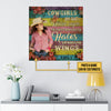 Personalized Cowgirl Are God&#39;s Wildest Angels Canvas