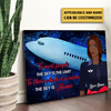 Personalized The Sky Is Home Flight Attendant Poster &amp; Canvas